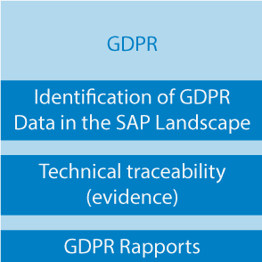 Identification of GDPR Data in the SAP Landscape, Technical traceability (evidence), GDPR Rapports